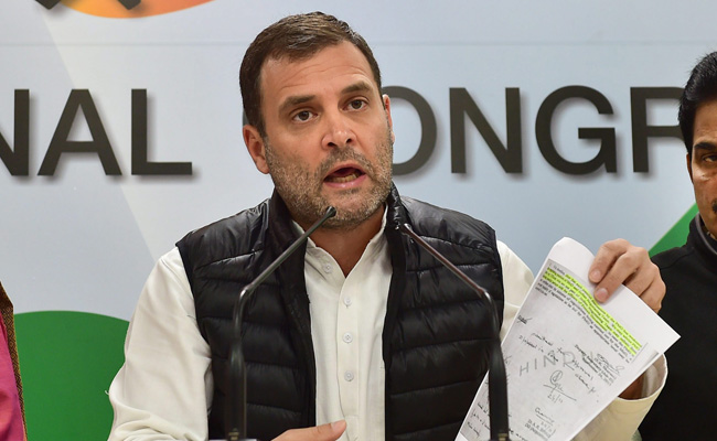 "Lies Peddled By Rahul Gandhi": BJP's 10-Point Rebuttal On Rafale
