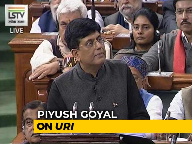 Piyush Goyal's "Josh" Moment, As Film <i>Uri</i> Crops Up During Budget