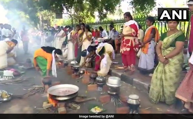 Kerala Women, Who Were Laid Off Abruptly, Take Part In Attukal Pongala
