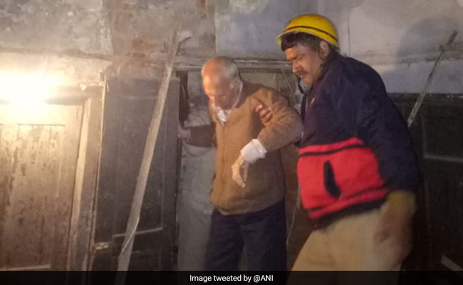 Portion Of Building Collapses In Delhi's Karol Bagh; No Injuries Reported