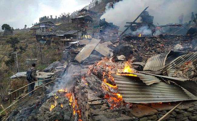 9 Houses Burn Down In Fire In Himachal Pradesh's Kullu
