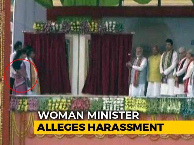 Tripura Minister Seen Groping Colleague On Stage In PM's Presence