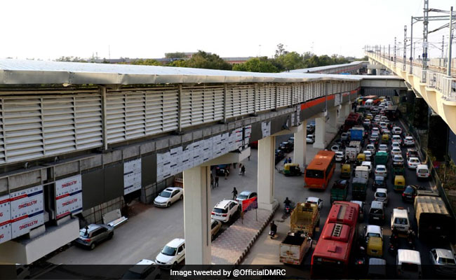 Foot-Overbridge Linking Pink Line And Airport Line Now Open To Public