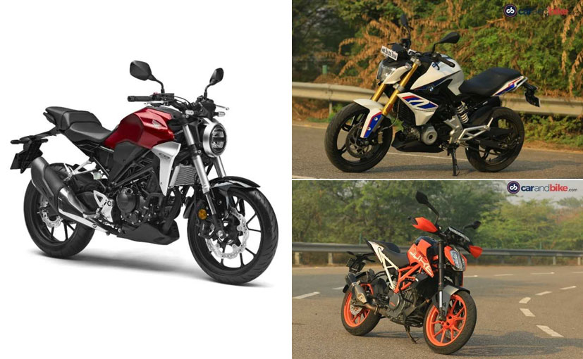 Honda CB300R vs KTM 390 Duke vs BMW G 310 R: Specifications Comparison