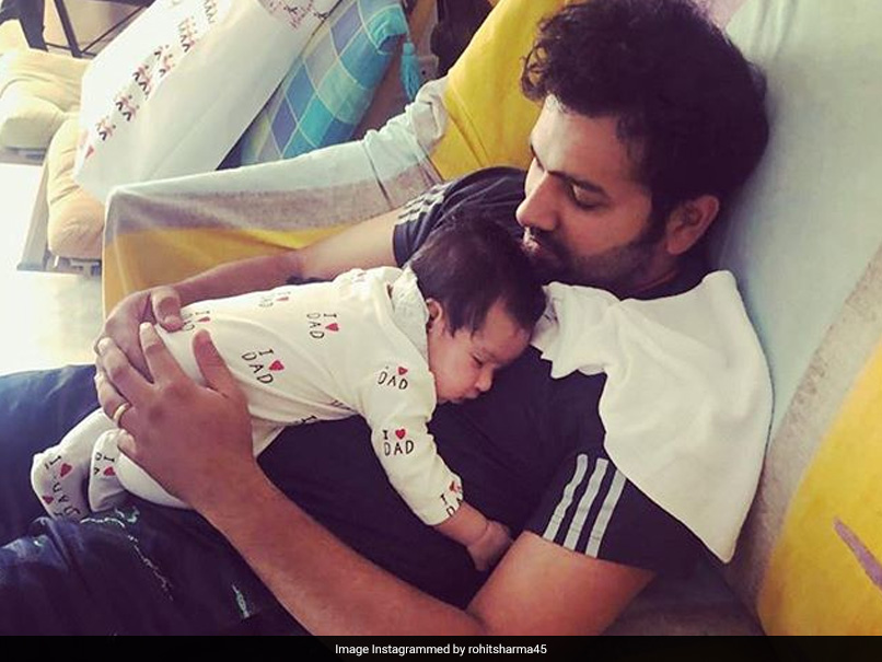 "This Is Special": Rohit Sharma Enjoys Daddy Duty With Daughter Samaira