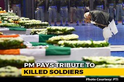 As Soldiers' Bodies Arrive, PM, Rahul Gandhi Pay Tribute At Delhi Airport As Soldiers' Bodies Arrive, PM, Rahul Gandhi Pay Tribute At Delhi Airport