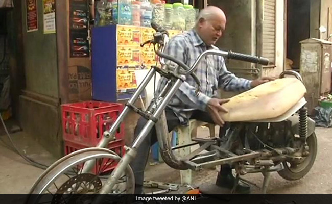 Differently-Abled Gujarat Man, 60, Builds "E-bikes" By Recycling E-waste