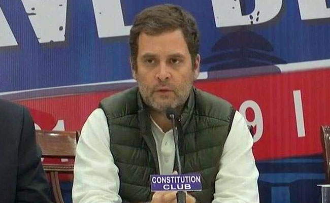 Rahul Gandhi Says Farmers Insulted, Promises "Surgical Strikes" On Centre