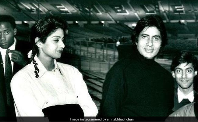 'Historic': Amitabh Bachchan Recalls Sridevi's First Concert - They Danced To <I>Jumma Chumma</i>; Aamir, Salman Khan Spotted