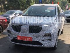 MG Hector Reveals Production Headlamps In New Spy Photos