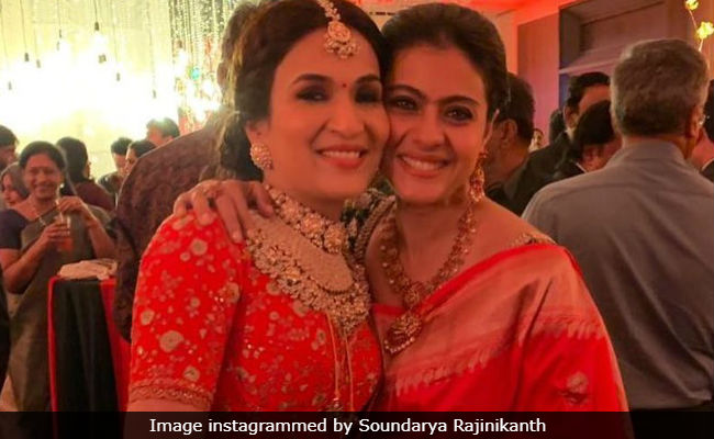 At Soundarya Rajinikanth's Wedding, Kajol Was The <i>VIP</i> Guest