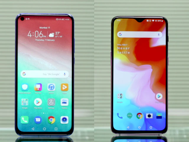 OnePlus 6T vs Honor View 20