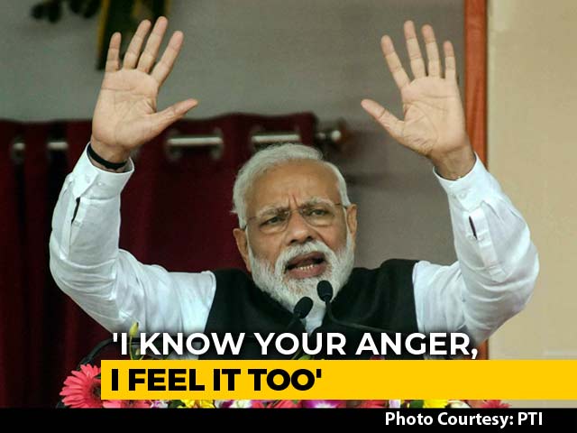 "Fire In My Heart...": PM Modi's Outrage On Pulwama Terror Attack