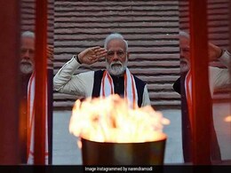 At National War Memorial Launch, PM Modi Raises Rafale, Attacks Gandhi Family At National War Memorial Launch, PM Modi Raises Rafale, Attacks Gandhi Family