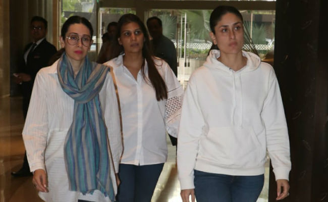 Kareena Kapoor, Karisma, Shweta Bachchan Nanda And Others Attend Vikram Phadnis' Mother's Prayer Meet