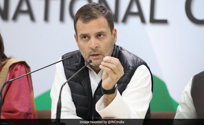 Modi Government "Textbook Case Of Moral Bankruptcy': Rahul Gandhi
