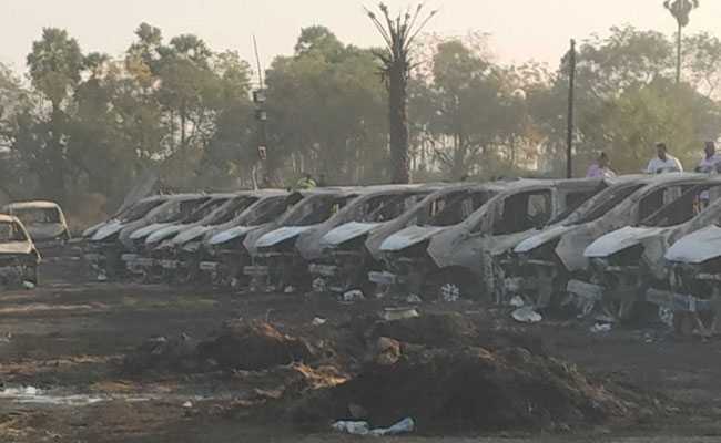 Massive Fire In Chennai Parking Lot, More Than 150 Cars Burnt Down