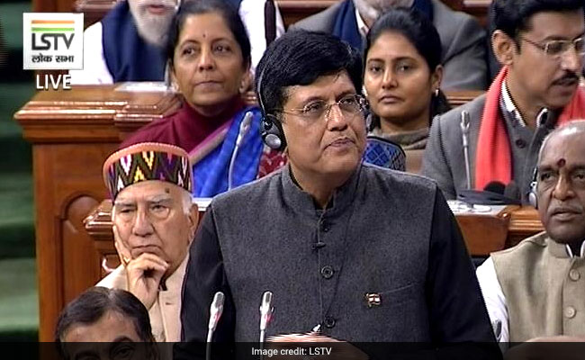 Growth Rate Highest Since Economic Reforms Were Introduced: Piyush Goyal