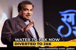 "Centre To Stop India's Share Of Water Flowing To Pak": Nitin Gadkari "Centre To Stop India's Share Of Water Flowing To Pak": Nitin Gadkari