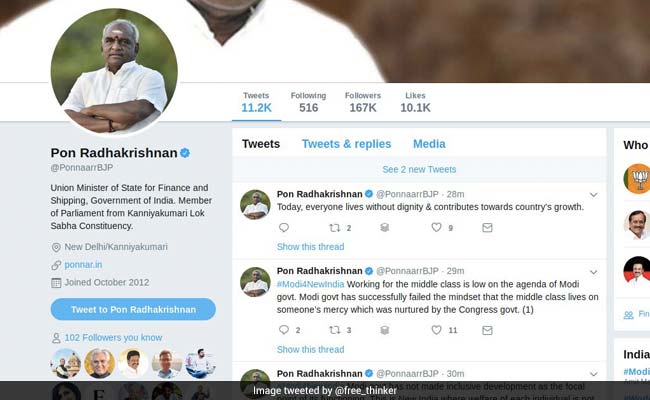 Why BJP Handles, A Union Minister Went On A Twitter Rant Against PM Modi