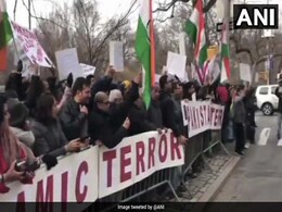Indians Protest In New York Against Pulwama Terror Attack Indians Protest In New York Against Pulwama Terror Attack