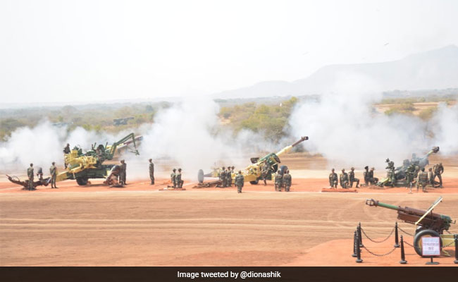 Rocket Display And Artillery Firepower At Army's "Exercise Topchi"