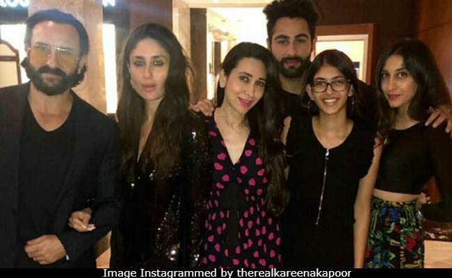 Kapoors In Black: Kareena, Saif Ali Khan, Karisma And Daughter Samiera Make Randhir Kapoor's Birthday A Night To Remember