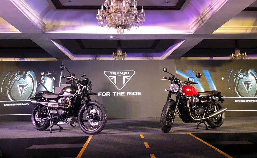 2019 Triumph Street Twin and Street Scrambler Launched In India; Prices Start At Rs. 7.45 Lakh