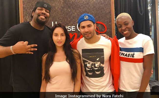 Varun Dhawan And Nora Fatehi Share Pics From The Prep Session Of Their Dance Film