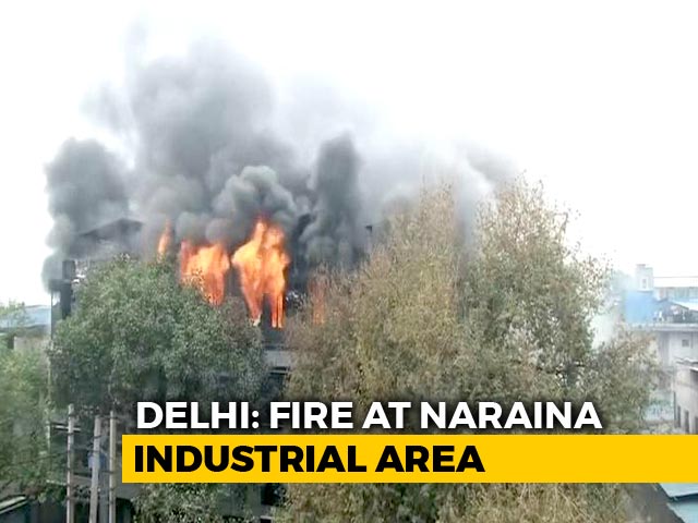 Huge Fire At Greeting Card Factory In Delhi's Naraina, Days After Deadly Hotel Blaze