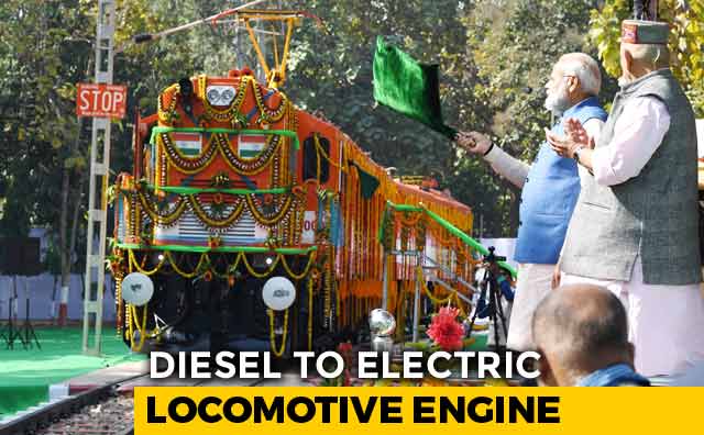 World's First Diesel To Electric Locomotive Engine