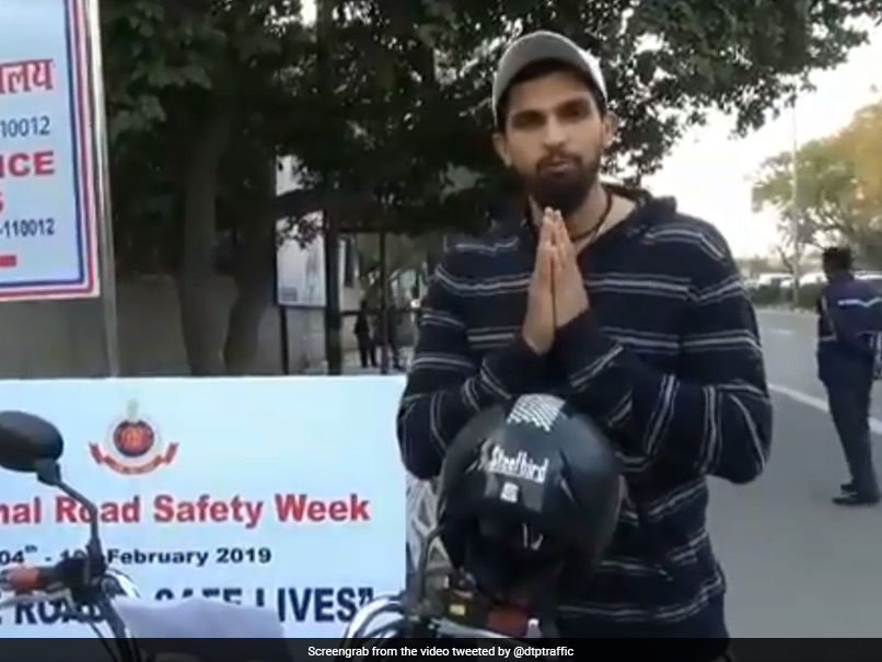 Cricketer Ishant Sharma Urges Delhi Residents To Follow Traffic Rules