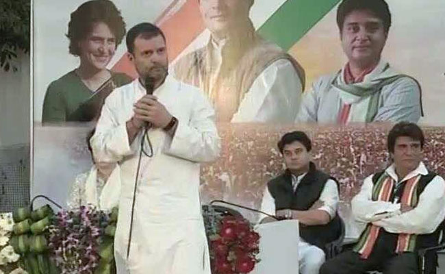 प्रियंका गांधी और ज्योतिरादित्य सिंधिया यूपी में कांग्रेस की सरकार बनाएंगे : राहुल गांधी