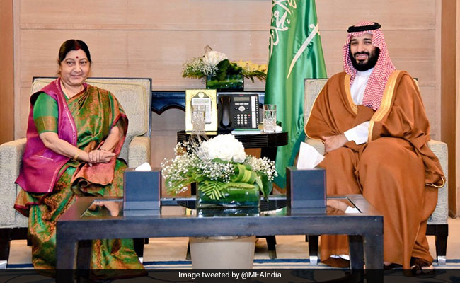 Sushma Swaraj Meets Saudi Crown Prince, Focus On Expanding Strategic Ties