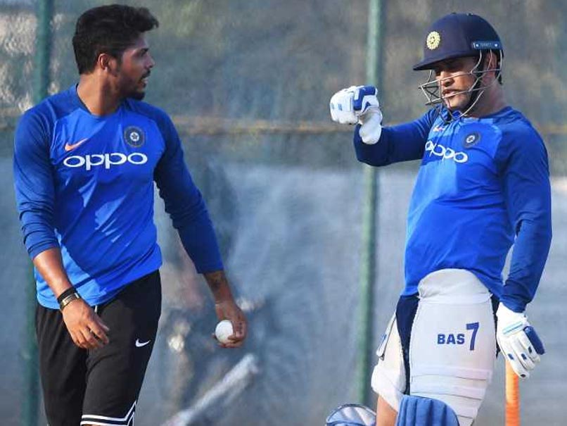 MS Dhoni Sweats It Out In The Nets Ahead Of T20I Series Against Australia - Watch