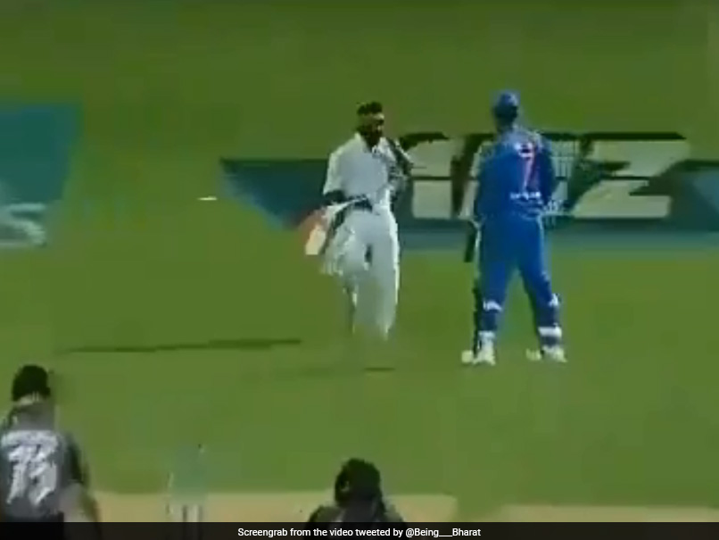 Watch: MS Dhoni's "Patriotic Gesture" During 3rd T20I Sends Twitter Into A Frenzy