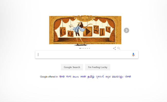 Google Celebrates Life, Works Of French Playwright Moliere With A Doodle