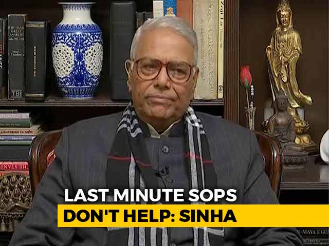 Some Of The Budget Handouts May Cause A Fiscal Burden: Yashwant Sinha