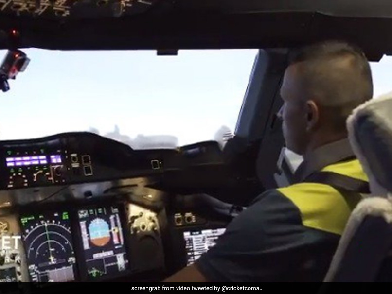 Watch: Australian Cricket Star Puts Flying Skills To Test, Takes Control Of World's Largest Passenger Aircraft