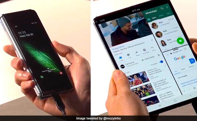 Samsung Galaxy Fold: लॉन्च हुआ मुड़ने वाला स्मार्टफोन, अंदर से निकलेगा टैबलेट, यूजर ने कहा- जमीन बेचकर खरीदूंगा फोन