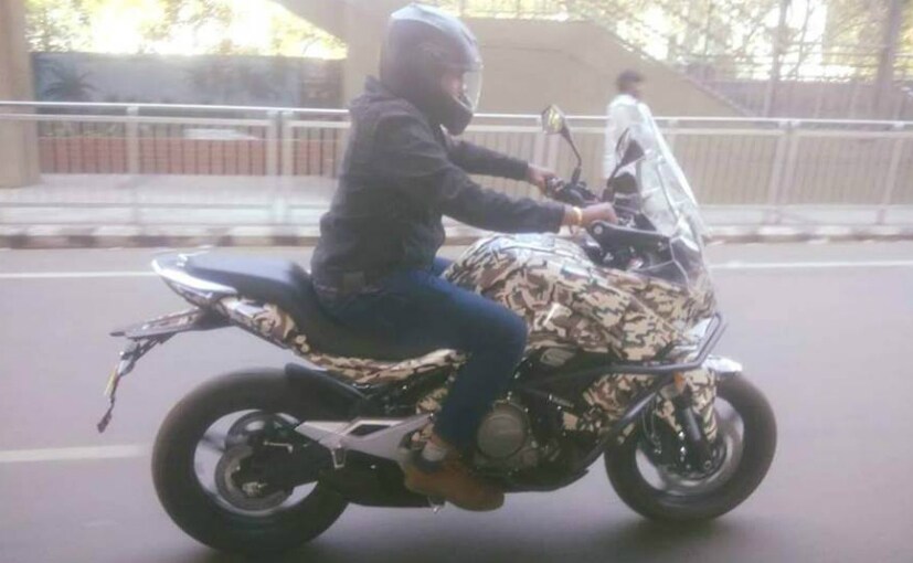 CFMoto 650 MT Spotted With Camouflage In India