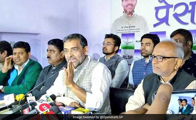 "Absurd": Upendra Kushwaha Rubbishes Allegations Of Selling Party Ticket
