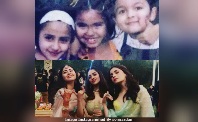 See Alia Bhatt And BFFs Akansha And Devika As 'Sweet Little Cuties' In Soni Razdan's Pic