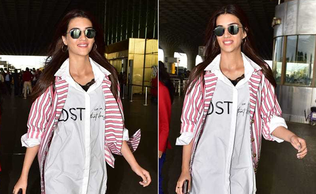 Use Kriti Sanon's Styling Trick To Layer Your Look This Spring