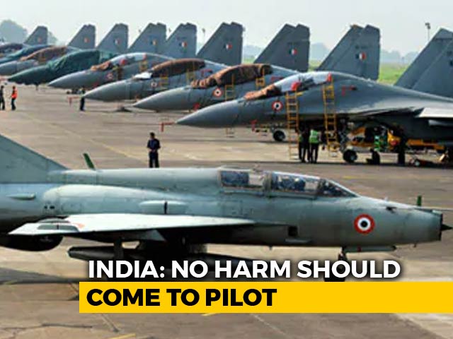 India Demands "Immediate, Safe Return" Of Air Force Pilot Captured By Pak