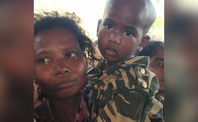 Wearing Father's Uniform, 2-Year-Old's Final Salute To Pulwama Soldier