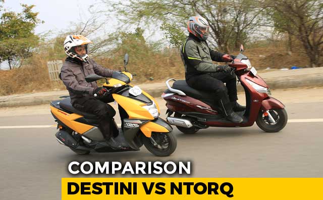Hero Destini 125 vs TVS NTorq 125 Comparison Review