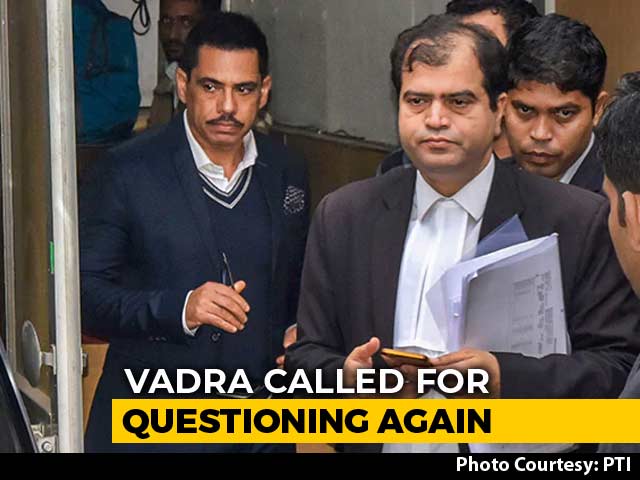 Robert Vadra Picked By Wife Priyanka After Enforcement Directorate Questioning