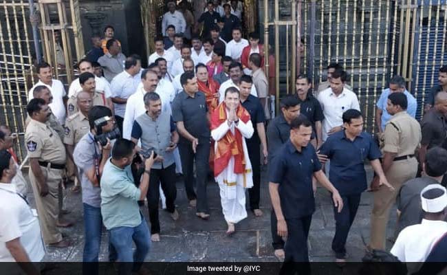 Rahul Gandhi Treks 10 Kilometres In 2 Hours To Visit Andhra's Tirumala Temple