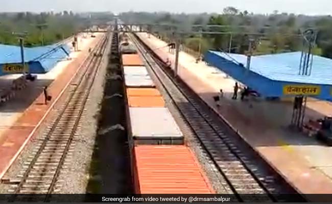Watch: 2-Kilometre Long Train Runs On Track In Odisha